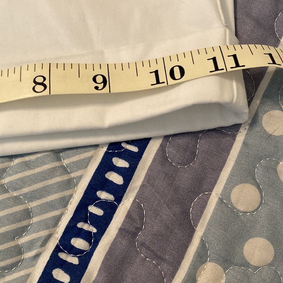 2 Pairs J Jill Cotton Shorts White, Navy 8P - Picture 10 of 11